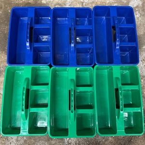 Classroom Blue and Green Storage Caddy